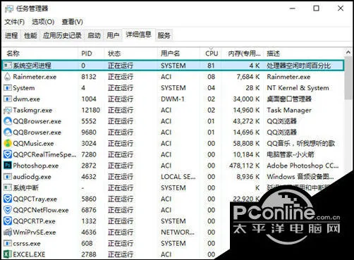 Win10中系统空闲进程占用CPU过高怎