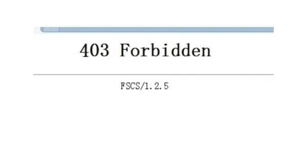 
403 forbidden怎么解决？打开网页显