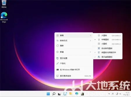 win11桌面图标怎么设置大小 win11