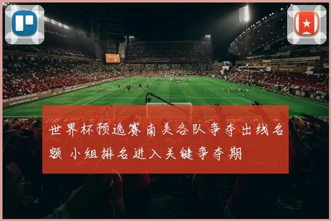 世界杯预选赛南美各队争夺出线名额 小组排名进入关键争夺期