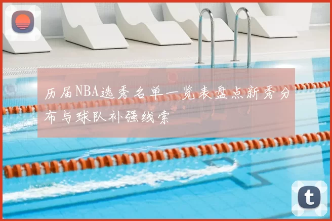 历届NBA选秀名单一览表盘点新秀分布与球队补强线索