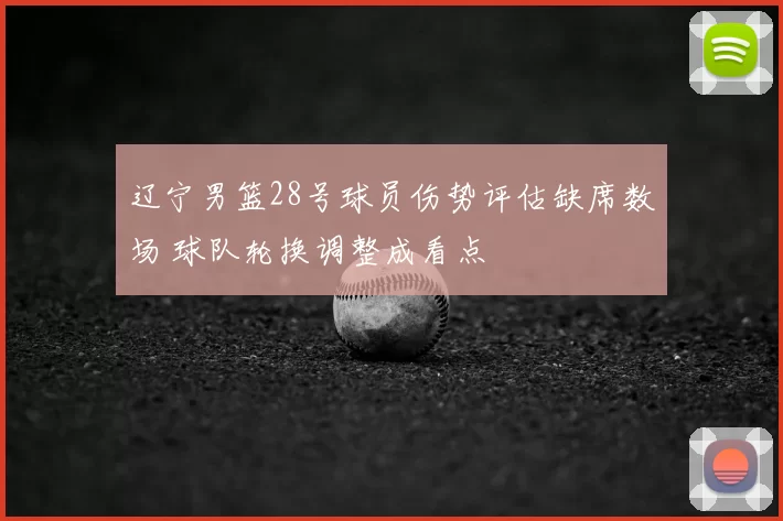 辽宁男篮28号球员伤势评估缺席数场 球队轮换调整成看点
