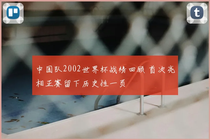 中国队2002世界杯战绩回顾 首次亮相正赛留下历史性一页